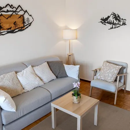 - - 2 Personnes - Balcon Avec Superbe Vue Appartement Crans-Montana
